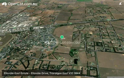 Satellite image for  Ellavale East Estate - Ellavale Drive, Traralgon East VIC 3844