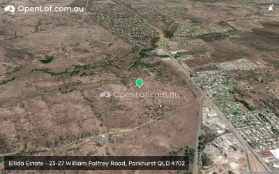 Satellite image for  Ellida Estate - 23-27 William Palfrey Road, Parkhurst QLD 4702