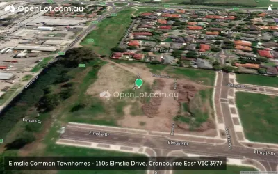 Satellite image for  Elmslie Common Townhomes - 160s Elmslie Drive, Cranbourne East VIC 3977