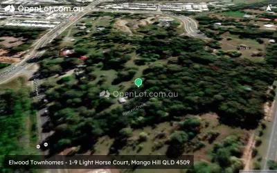 Satellite image for  Elwood Townhomes - 1-9 Light Horse Court, Mango Hill QLD 4509