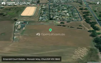 Satellite image for  Emerald Court Estate - Monash Way, Churchill VIC 3842