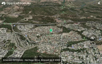 Satellite image for  Emerald Hill Estate - Heritage Drive, Brassall QLD 4305