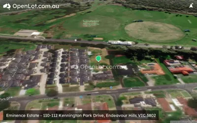 Satellite image for  Eminence Estate - 110-112 Kennington Park Drive, Endeavour Hills VIC 3802