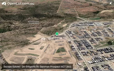 Satellite image for  Escape Estate - 24 Golgerth St, Denman Prospect ACT 2611