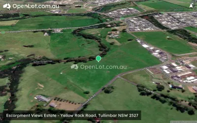 Satellite image for  Escarpment Views Estate - Yellow Rock Road, Tullimbar NSW 2527