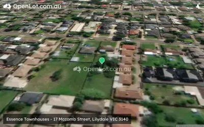 Satellite image for  Essence Townhouses - 17 Mccomb Street, Lilydale VIC 3140