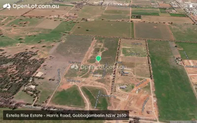 Satellite image for  Estella Rise Estate - Harris Road, Gobbagombalin NSW 2650