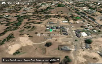 Satellite image for  Evans Park Estate - Evans Park Drive, Ararat VIC 3377