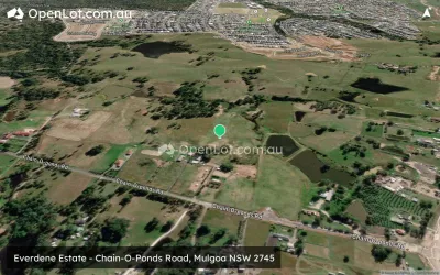 Satellite image for  Everdene Estate - Chain-O-Ponds Road, Mulgoa NSW 2745