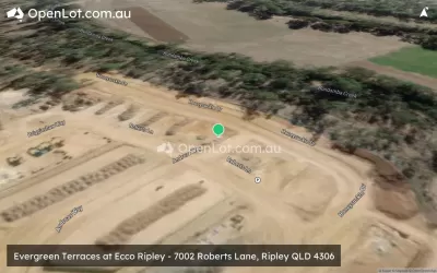 Satellite image for  Evergreen Terraces at Ecco Ripley - 7002 Roberts Lane, Ripley QLD 4306