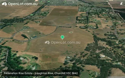 Satellite image for  Federation Rise Estate - Laughton Rise, Churchill VIC 3842