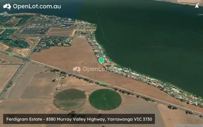 Satellite image for  Ferdigram Estate - 8380 Murray Valley Highway, Yarrawonga VIC 3730