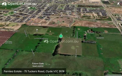 Satellite image for  Fernlea Estate - 75 Tuckers Road, Clyde VIC 3978