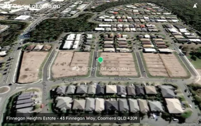 Satellite image for  Finnegan Heights Estate - 43 Finnegan Way, Coomera QLD 4209