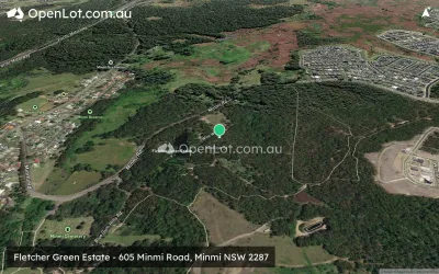 Satellite image for  Fletcher Green Estate - 605 Minmi Road, Minmi NSW 2287