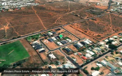 Satellite image for  Flinders Place Estate - Riordan Grove, Port Augusta SA 5700
