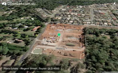 Satellite image for  Flora Estate - Regent Street, Joyner QLD 4500