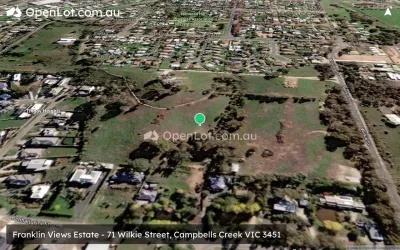 Satellite image for  Franklin Views Estate - 71 Wilkie Street, Campbells Creek VIC 3451