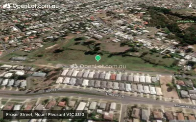 Satellite image for  Fraser Street, Mount Pleasant VIC 3350