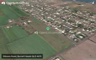 Satellite image for  Gibsons Road, Burnett Heads QLD 4670