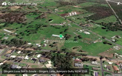 Satellite image for  Gingers Lane North Estate - Gingers Lane, Sawyers Gully NSW 2326