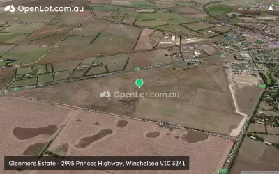 Satellite image for  Glenmore Estate - 2995 Princes Highway, Winchelsea VIC 3241