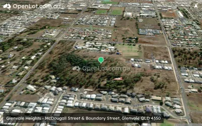 Satellite image for  Glenvale Heights - McDougall Street & Boundary Street, Glenvale QLD 4350