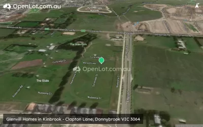 Satellite image for  Glenvill Homes in Kinbrook - Clapton Lane, Donnybrook VIC 3064