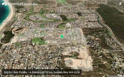 Satellite image for  Golden Bay Estate - 4 Glenburgh Drive, Golden Bay WA 6174