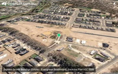 Satellite image for  Golden Grove Bendigo Estate - Evergreen Boulevard, Jackass Flat VIC 3556