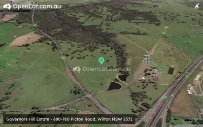 Satellite image for  Governors Hill Estate - 680-760 Picton Road, Wilton NSW 2571