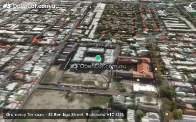 Satellite image for  Gramercy Terraces - 32 Bendigo Street, Richmond VIC 3121