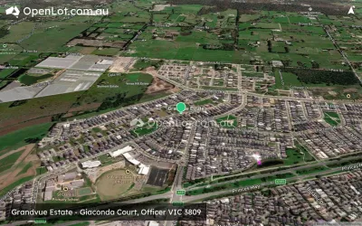 Satellite image for  Grandvue Estate - Giaconda Court, Officer VIC 3809