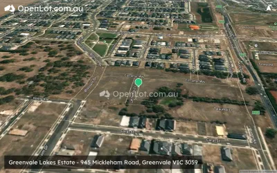 Satellite image for  Greenvale Lakes Estate - 945 Mickleham Road, Greenvale VIC 3059