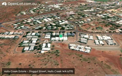 Satellite image for  Halls Creek Estate - Jinggul Street, Halls Creek WA 6770
