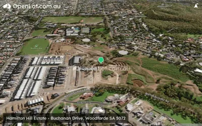 Satellite image for  Hamilton Hill Estate - Buchanan Drive, Woodforde SA 5072