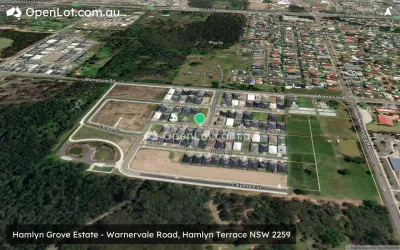 Satellite image for  Hamlyn Grove Estate - Warnervale Road, Hamlyn Terrace NSW 2259