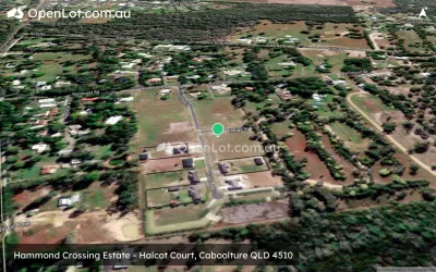 Satellite image for  Hammond Crossing Estate - Halcot Court, Caboolture QLD 4510