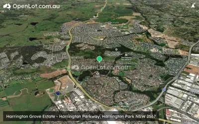 Satellite image for  Harrington Grove Estate - Harrington Parkway, Harrington Park NSW 2567
