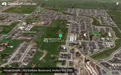 Satellite image for  Haven Estate - 72a Saltlake Boulevard, Wollert VIC 3750