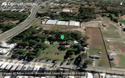 Satellite image for  Haven on Bayes Estate - Bayes Road, Logan Reserve QLD 4133