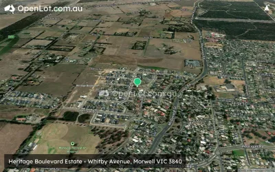 Satellite image for  Heritage Boulevard Estate - Whitby Avenue, Morwell VIC 3840