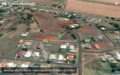 Satellite image for  Heritage Oakes Estate - Heritage Drive, Childers QLD 4660