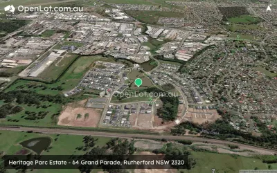 Satellite image for  Heritage Parc Estate - 64 Grand Parade, Rutherford NSW 2320