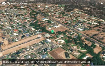 Satellite image for  Hidden Meadows Estate - 760-764 Strathfieldsaye Road, Strathfieldsaye VIC 3551