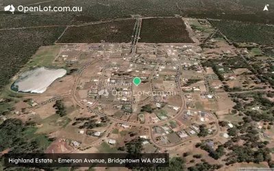 Satellite image for  Highland Estate - Emerson Avenue, Bridgetown WA 6255