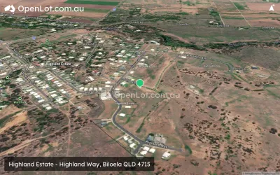 Satellite image for  Highland Estate - Highland Way, Biloela QLD 4715