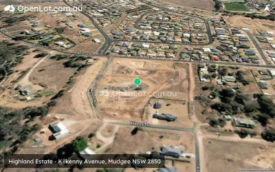 Satellite image for  Highland Estate - Kilkenny Avenue, Mudgee NSW 2850
