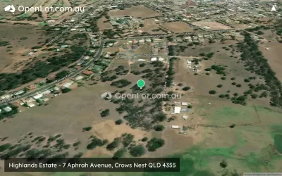 Satellite image for  Highlands Estate - 7 Aphrah Avenue, Crows Nest QLD 4355