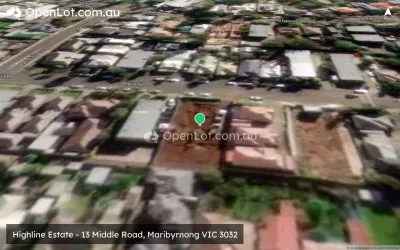 Satellite image for  Highline Estate - 13 Middle Road, Maribyrnong VIC 3032